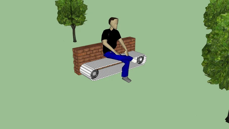 Conveyor Belt Bench 3D Warehouse