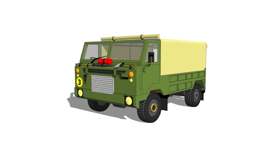 Landrover 101 forward control 3D Warehouse