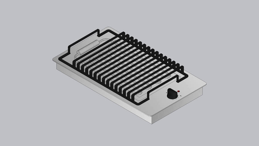 Cooktop Grelha Churrasqueira Brastemp 3D Warehouse