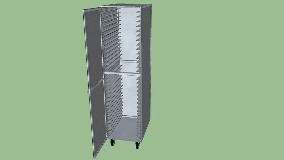 Rolling rack 3D Warehouse