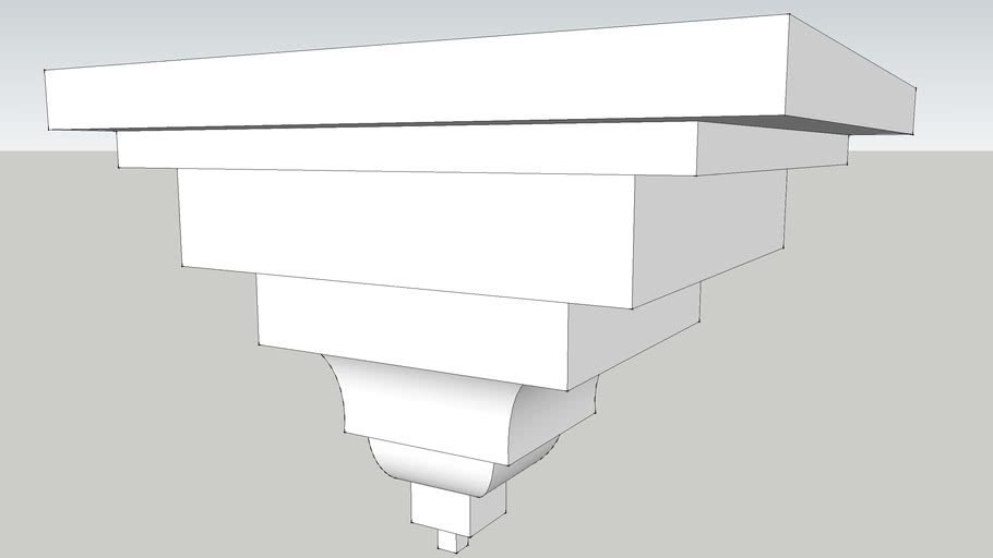 Coving External Corner 3D Warehouse