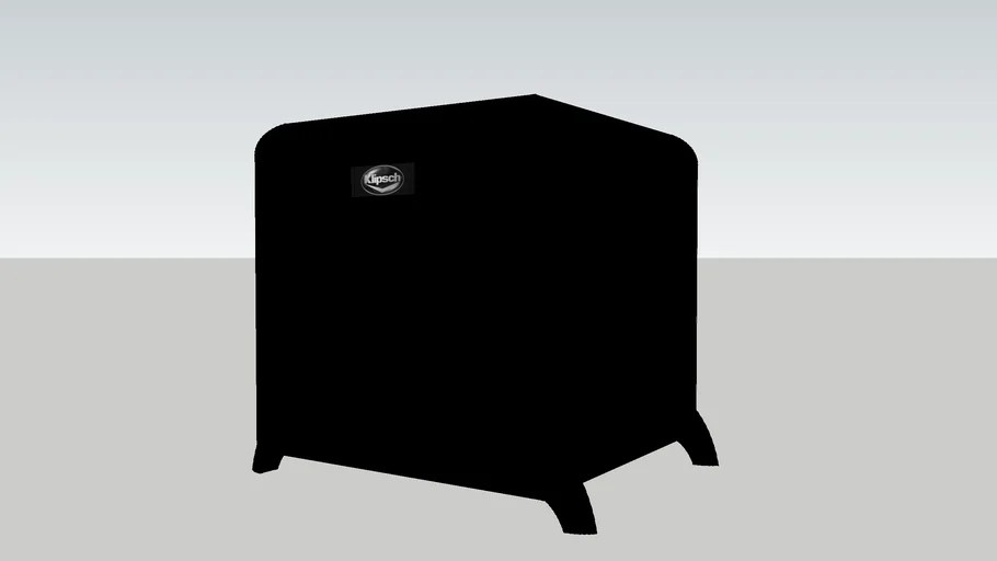 Klipsch SW450 10Inch 450watt Subwoofer (Black) 3D Warehouse