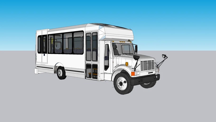 2000 ElDorado National Aero Elite (20 passenger with lift bus) | 3D