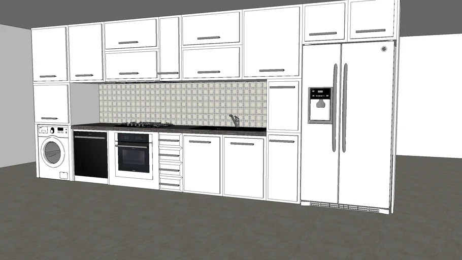 kitchen box 3D Warehouse