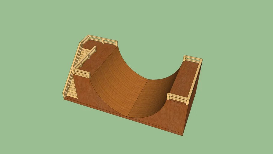 Half Pipe 3D Warehouse