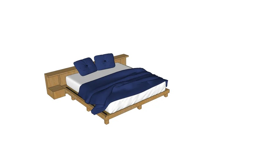 Japan Tatami Bed 3D Warehouse