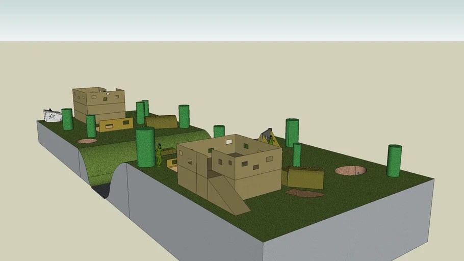 Paintball Arena 3D Warehouse