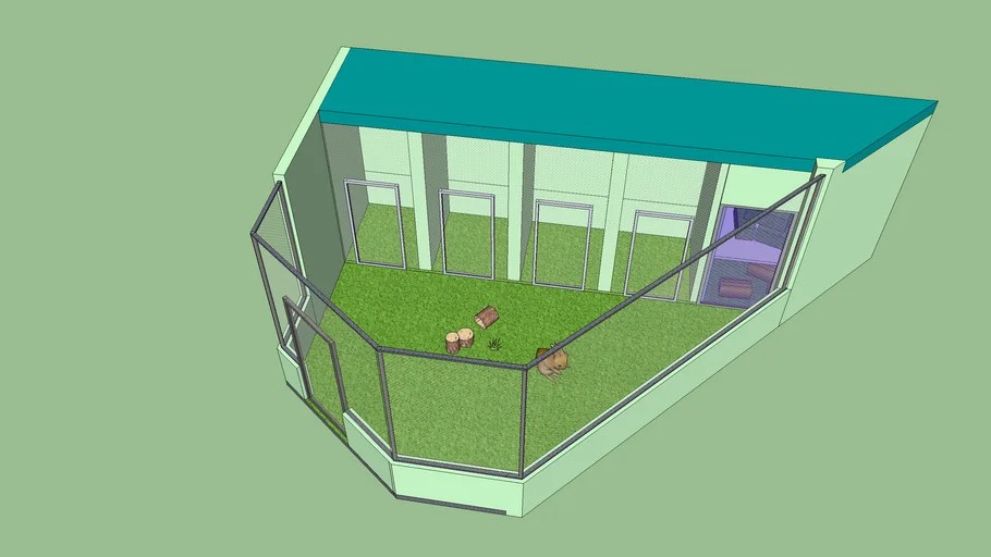 FARMYARD RABBIT HUTCH 3D Warehouse