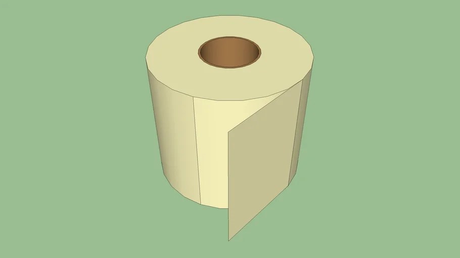 Toilet Paper roll 3D Warehouse