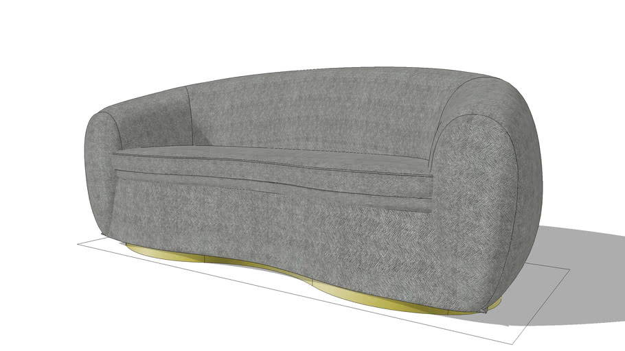 Curved Sofa Sketchup