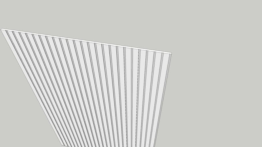 Nantucket Beadboard 2' OC 4x8 Sheet 3D Warehouse