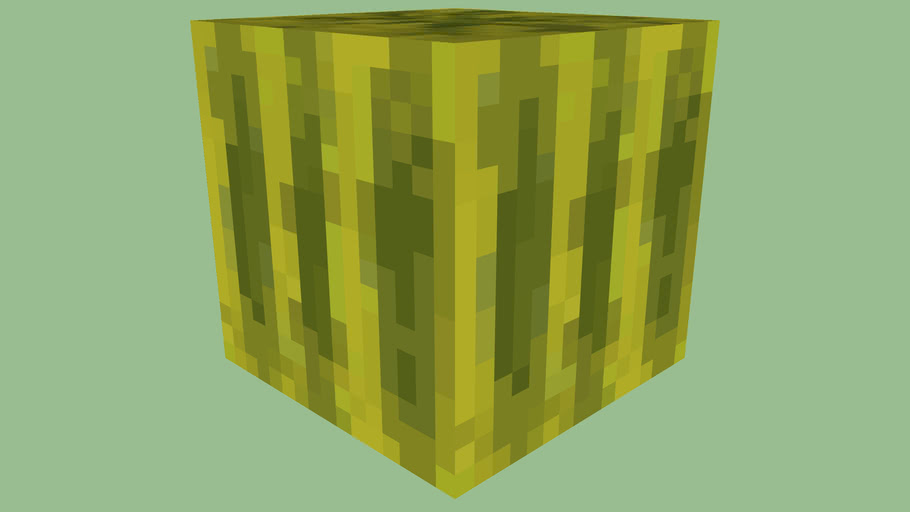 Minecraft Melon Block by Zapperier 3D Warehouse