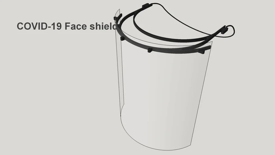 Face Shield 3D Warehouse