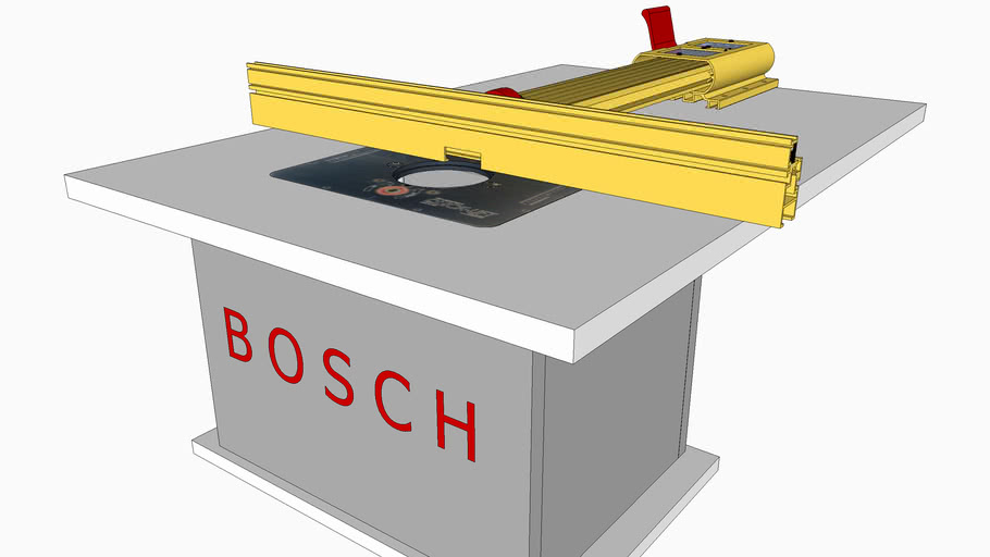 router table 3D Warehouse