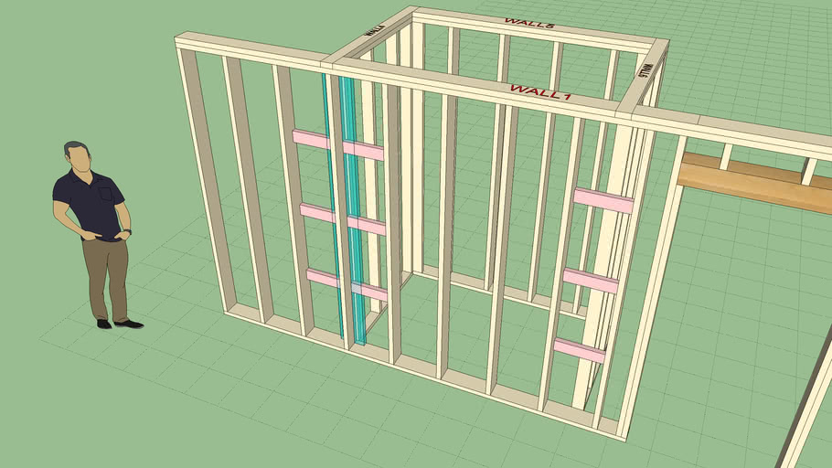Ladder Blocking Tee Intersections 3D Warehouse