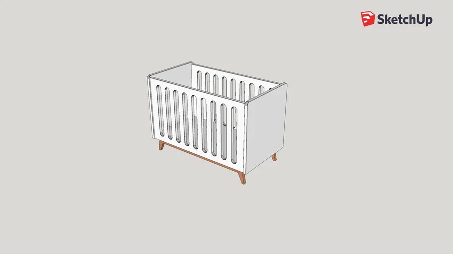 baby crib 3D Warehouse