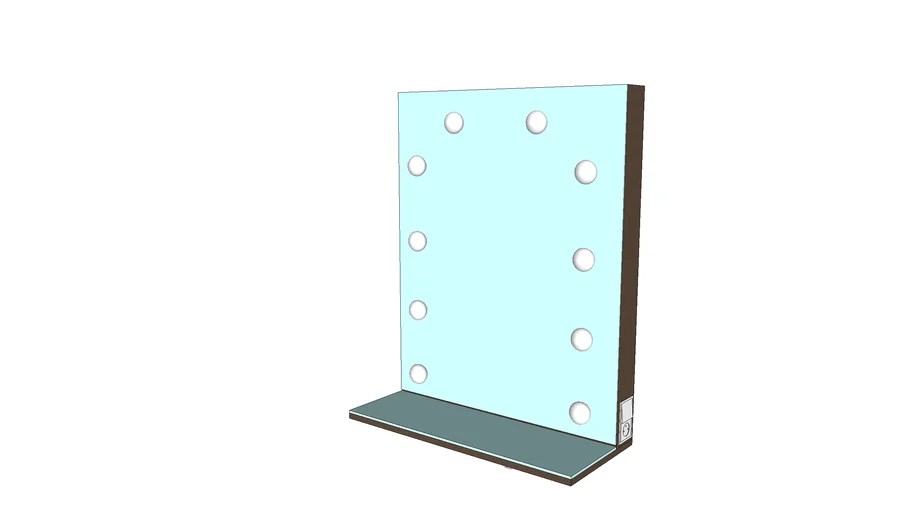 Make up mirror 3D Warehouse