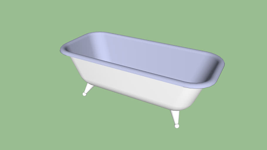 Sign Of The Crab Clawfoot Tub Sign of the Crab clawfoot tub P0765 3D Warehouse