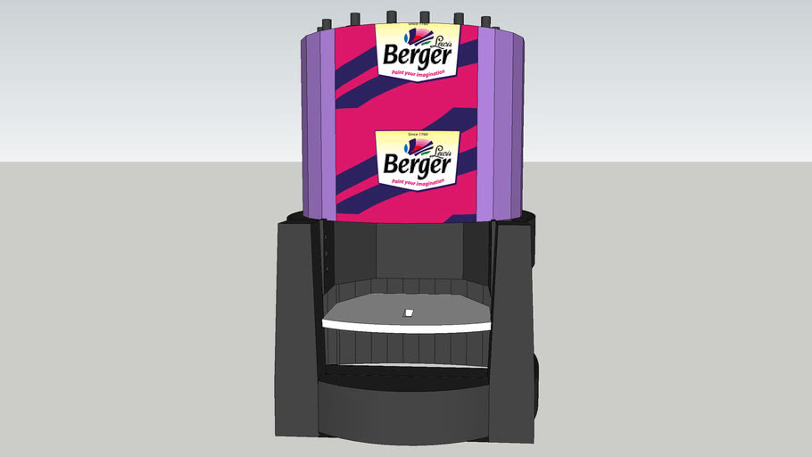 Berger Paint Mixing machine 3D Warehouse
