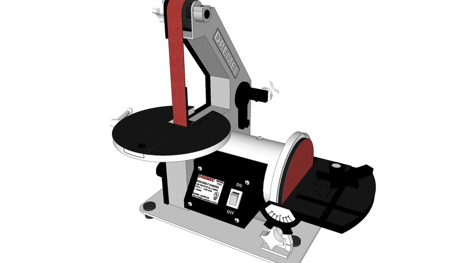 Dremel 1731 Disc Belt Sander 3D Warehouse
