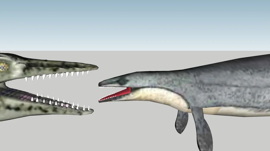 basilosaurus vs mosasaurus 3D Warehouse