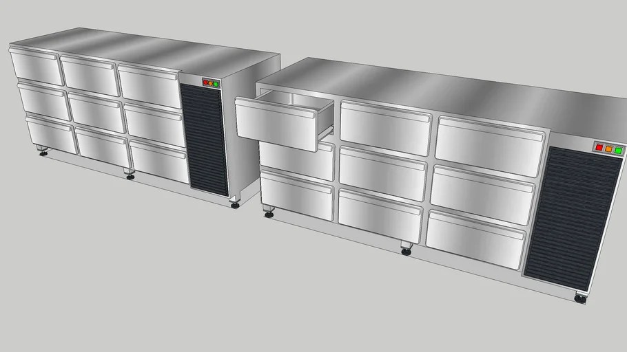 Under Counter Fridge 3D Warehouse