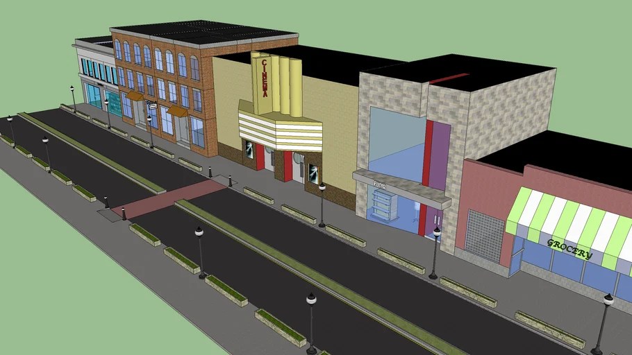 City Block 3D Warehouse