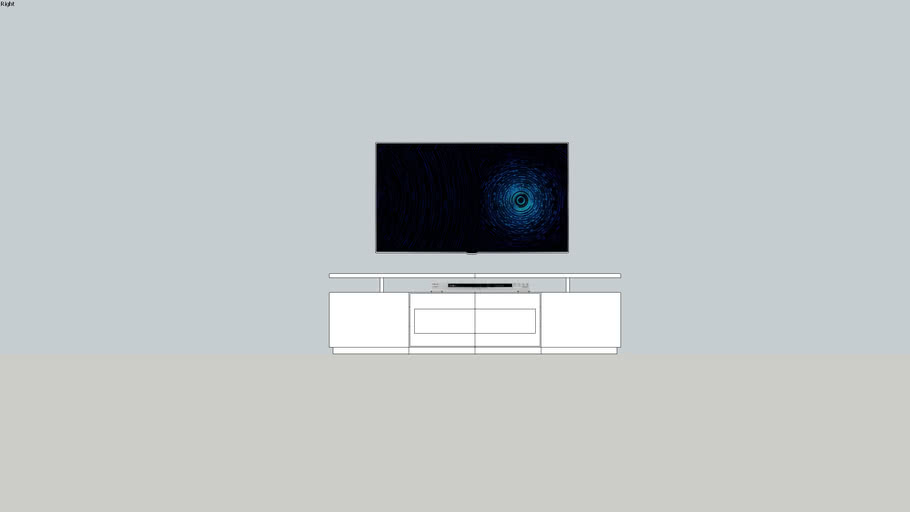 tv console 3D Warehouse