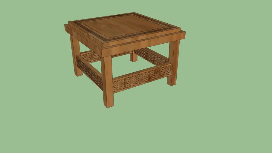 Lattice End Table 3D Warehouse