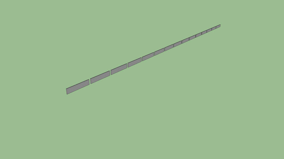 parking garage railing 3D Warehouse
