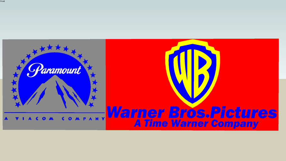 Paramount And Warner Bros Logos 3D Warehouse