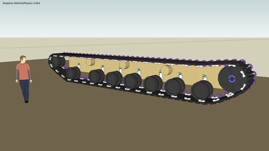 Abrams Tank tracks 3D Warehouse