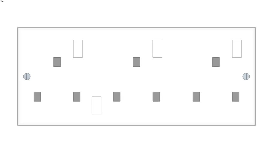 3 socket plug 3D Warehouse