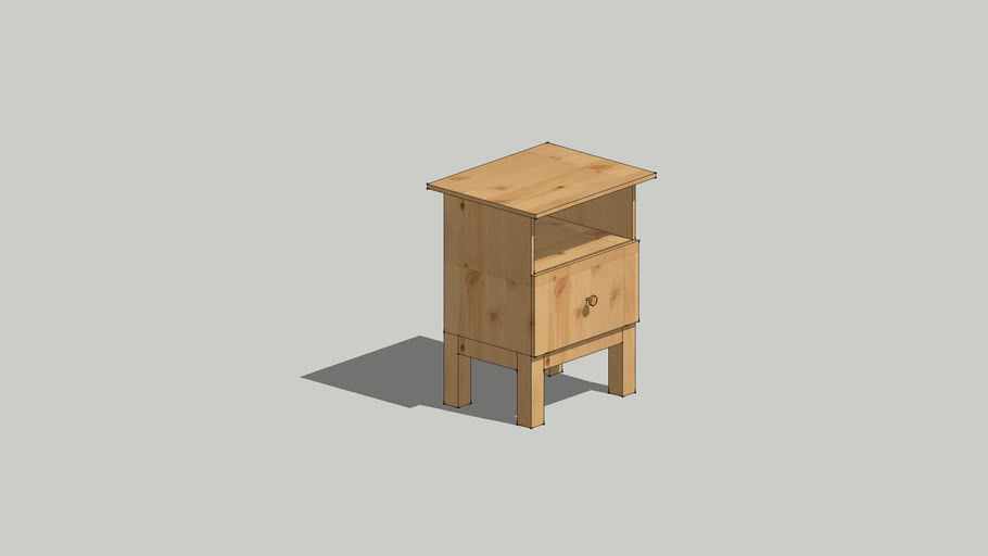 IKEA TARVA Bedside table 3D Warehouse