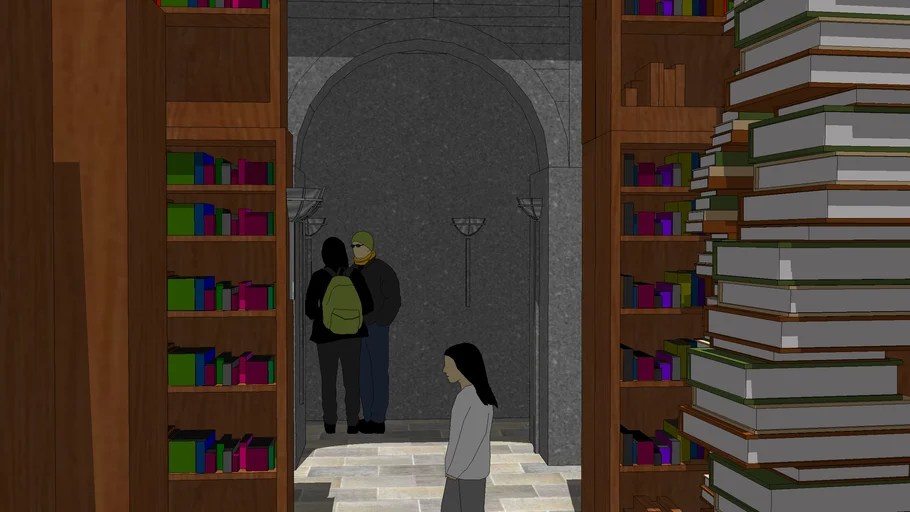 The Library in the Goble of Fire 3D Warehouse