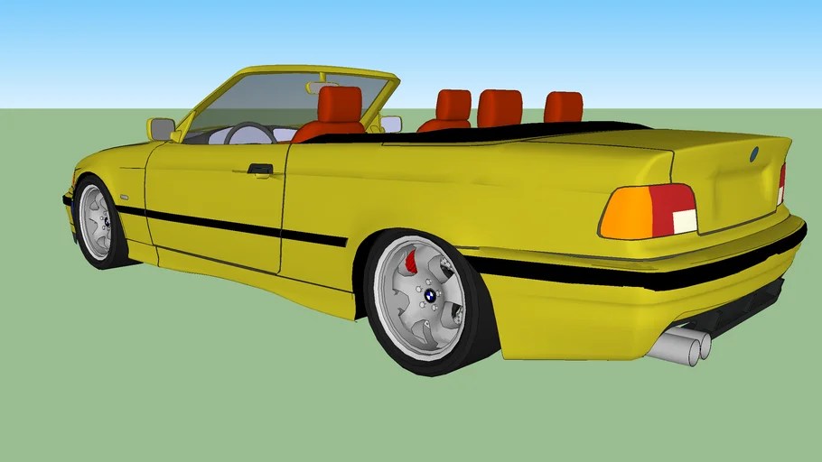BMW E36 M3 convertible 3D Warehouse