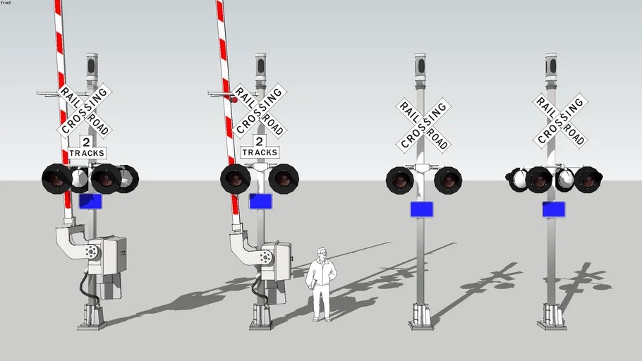 Safetran Railroad Crossing Signals 3D Warehouse