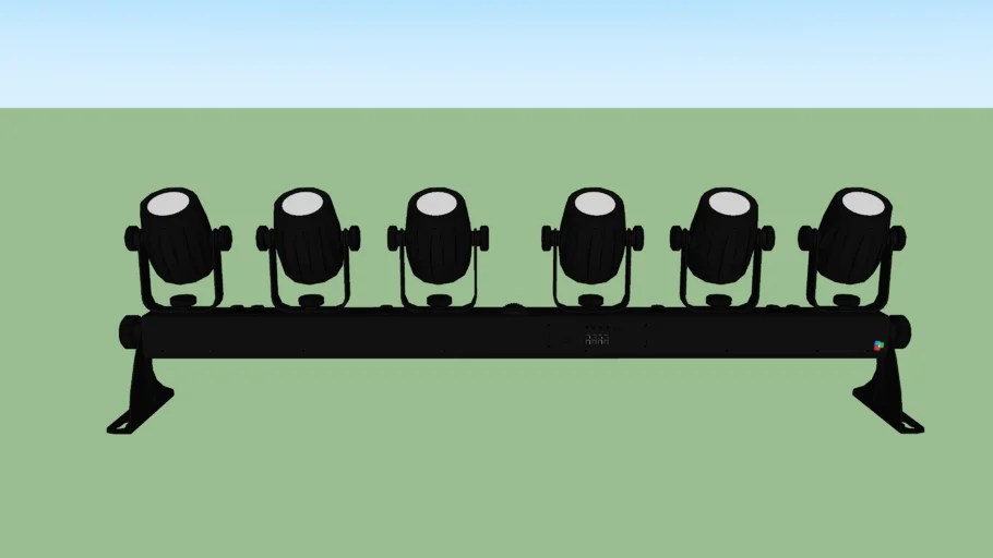 Chauvet 6 Spot Quad | 3D Warehouse