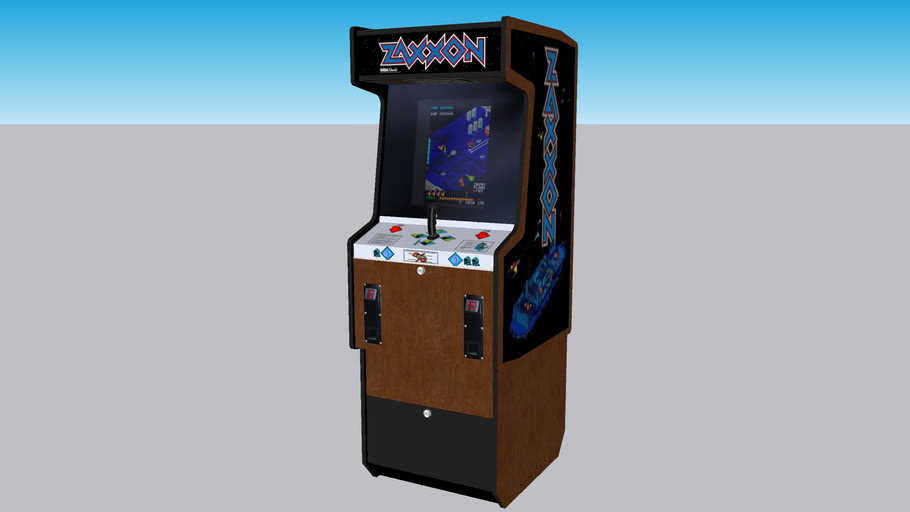Zaxxon arcade game REV.1 3D Warehouse