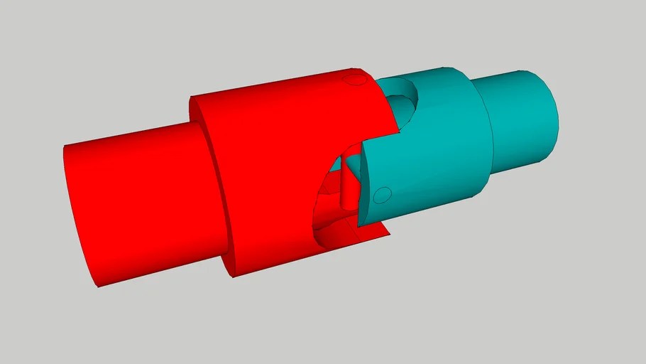 CV (constant velocity joint) example 3D Warehouse