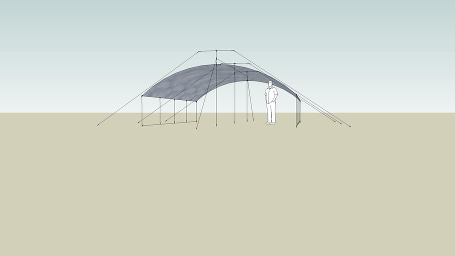 Burning Man Shade Structure 3D Warehouse
