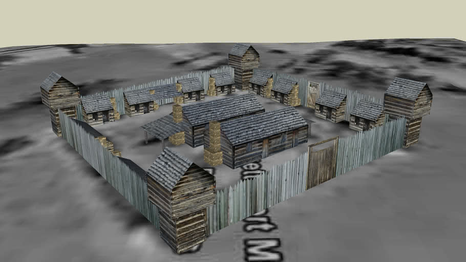 Prickett's Fort 3D Warehouse