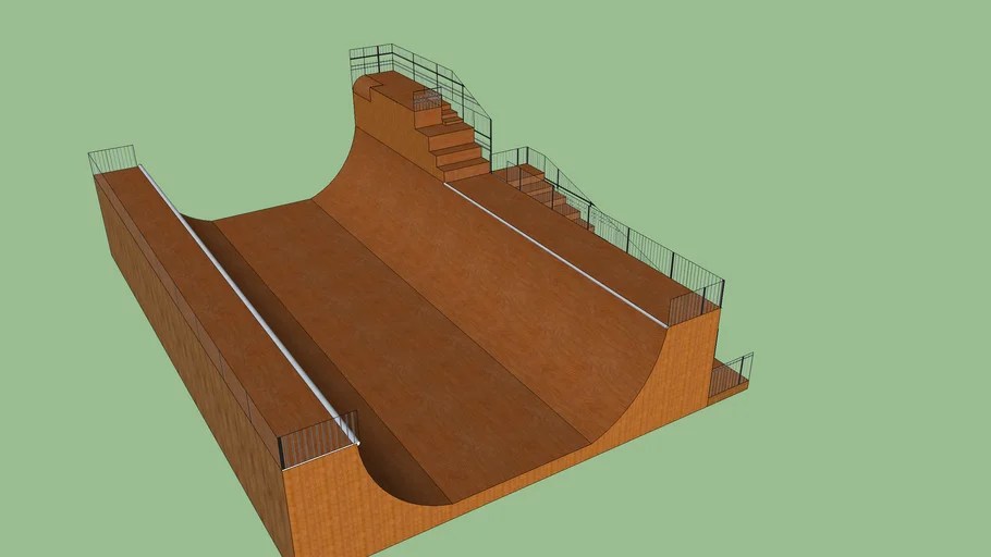 Half pipe 3D Warehouse