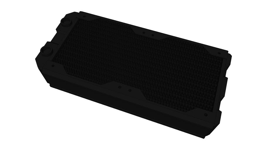 Hardware Labs Black Ice Nemesis 240 GTX Radiator 3D Warehouse