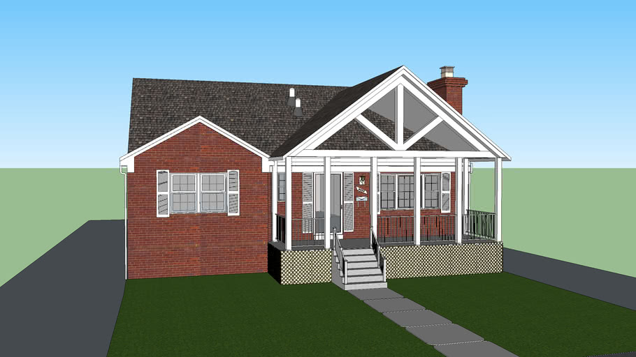 Porch Design 3D Warehouse