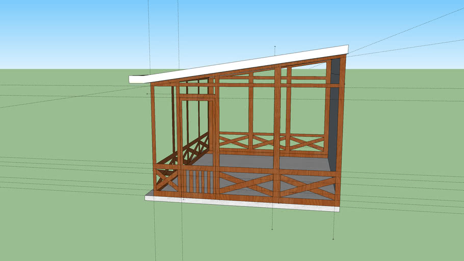 Screened in Porch 3D Warehouse