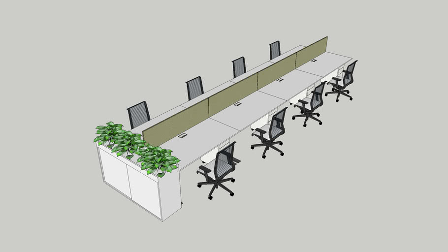 office workingtable 3D Warehouse