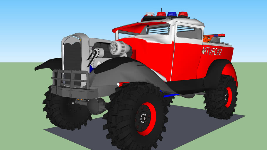 Old Brush Truck 3D Warehouse