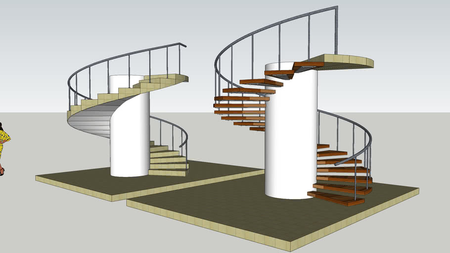 Spiral Staircase 3D Warehouse