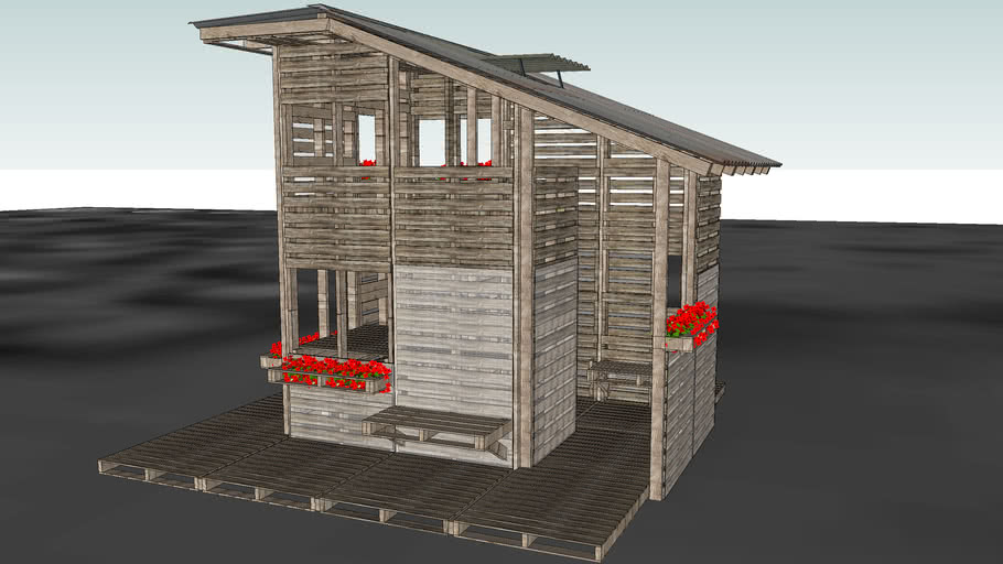 Pallet House by IBeam Design 3D Warehouse